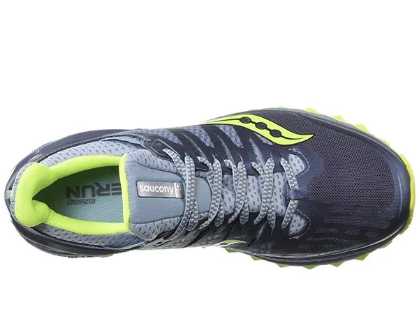 Saucony Women's Xodus ISO 3 Trail Running Shoe, Size: 12 B(M) US, Grey/Citron