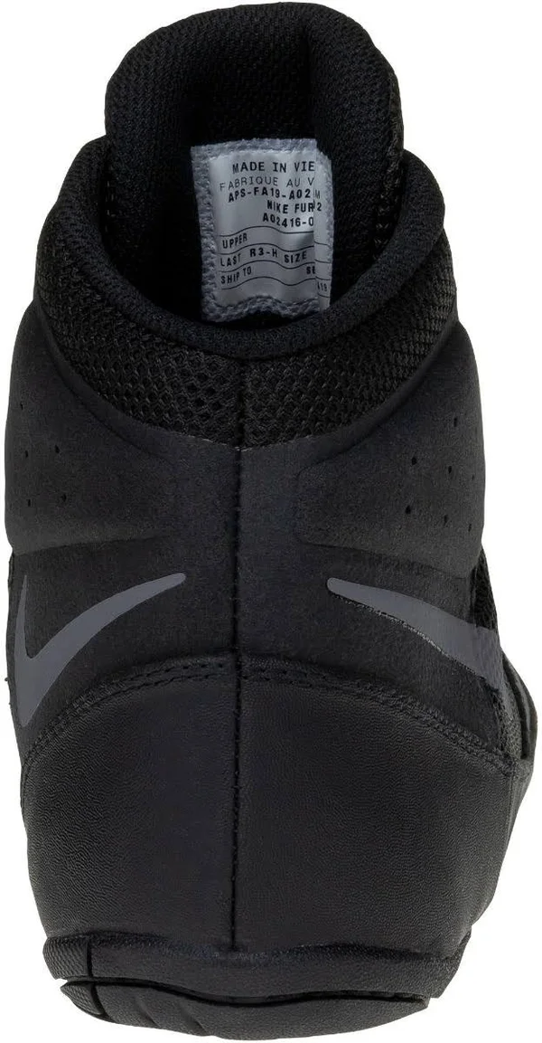 Nike Men's Fury Wrestling Shoes - Black
