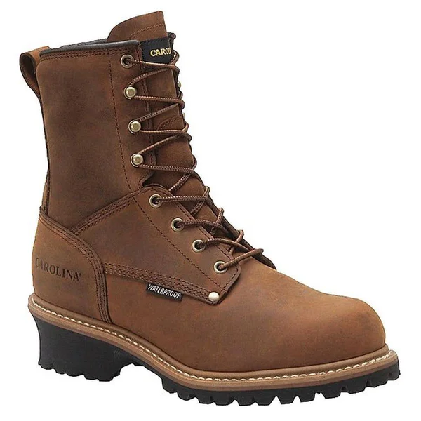 Carolina Shoe Logger Boot - 11, 2E, Men's, Brown, Steel Toe Type, 1 PR