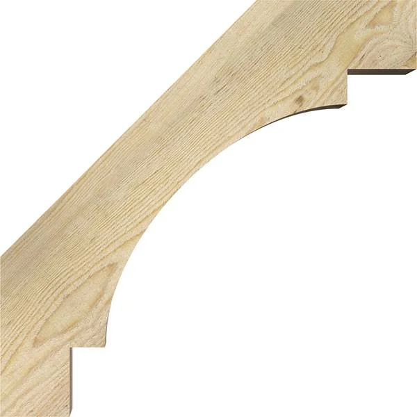 4x22W x 18x22D x 18x22H Merced Rough Sawn Brace - Douglas Fir