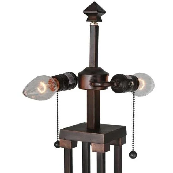 Meyda 63x22H Pinecone Ridge Floor Lamp