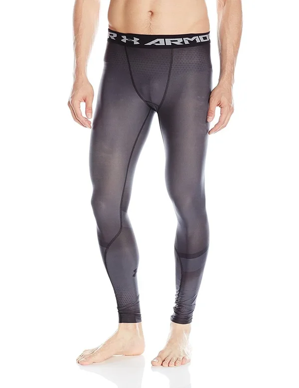 Under Armour Recharge Leggings Graphite Black Bolt Orange