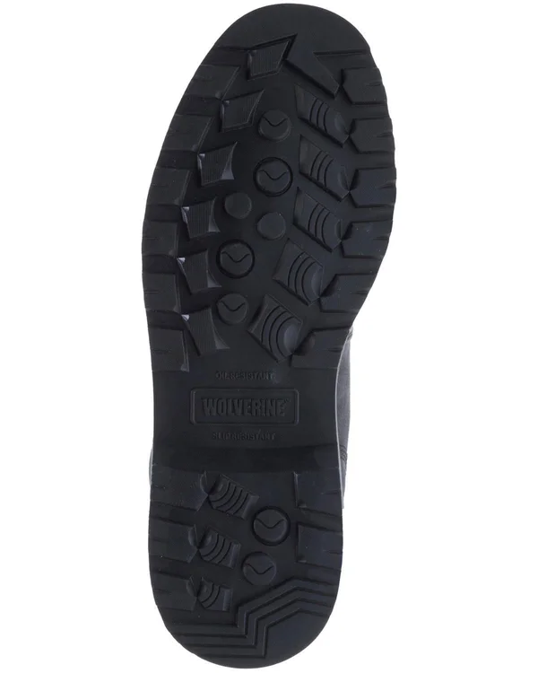 Wolverine Men's Floorhand 6 inch Waterproof Steel-Toe Work Boots, Size: 8, Black