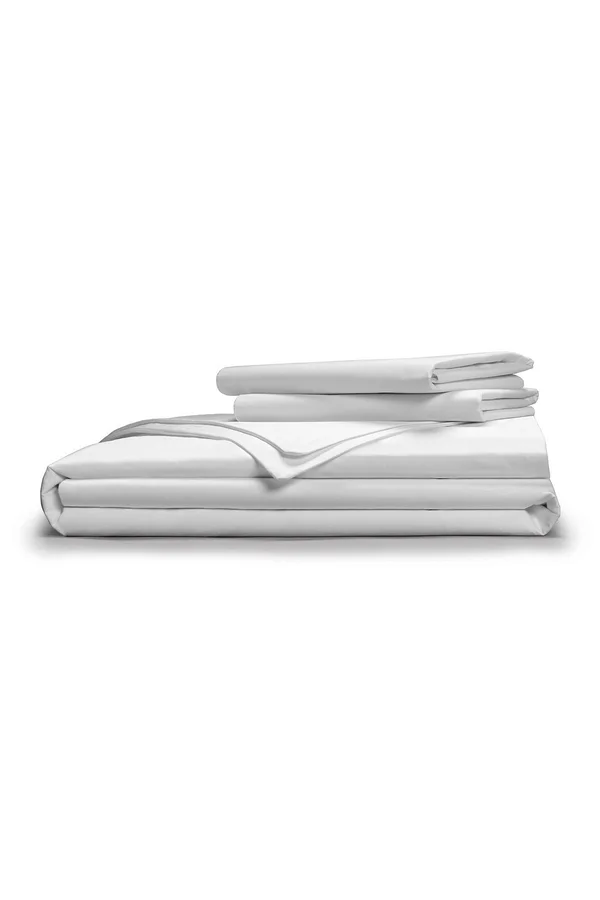 Pillow Guy Full/Queen Luxe Soft & Smooth Tencel Duvet Cover Set - White at Nordstrom Rack