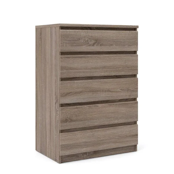 2pc Dresser Set with 1 Double Dresser and 1 Chest in Truffle
