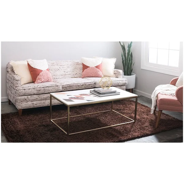 RugPal Sybil Solid/striped Area Rug Collection 4&x6& in Cocoa Color