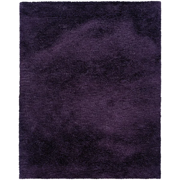 Style Haven Indoor Teal Shag Area Rug, Size: 5& x 7&, Blue