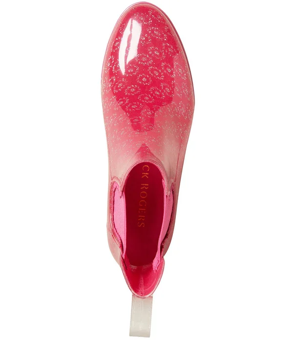 Jack Rogers Magenta Sallie Sparkle Rainboots
