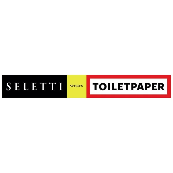 Seletti Wears Toiletpaper Sh*t-print Faux-Leather Pencil Case