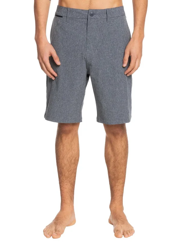 Quiksilver Union Heather Amphibian Hybrid Shorts - Navy Blazer - 42