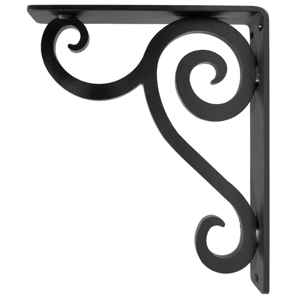 Wrought Iron Corbel - Linley Iron Countertop Corbel (Single Center Brace)