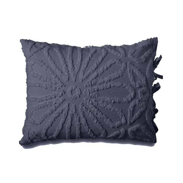 Peri Chenille Medallion Comforter Set - King - White