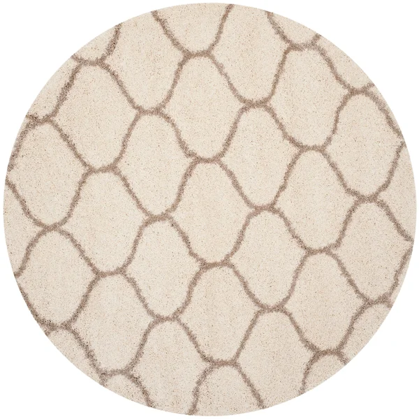 Safavieh Hudson Shag SGH280L Slate Blue/Ivory 6& x 9& Area Rug