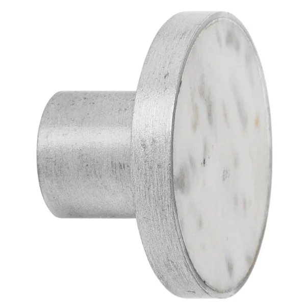 Ferm Living Hook - Large, Steel - White Marble