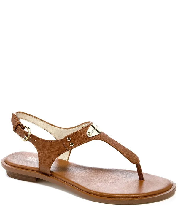 Michael Michael Kors MK Plate Thong Sandals (Women)