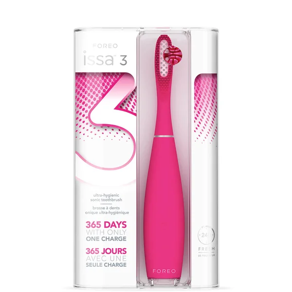 Foreo Issa 3 Ultra-Hygienic Sonic Toothbrush Fuchsia