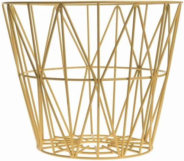 Ferm Living - Wire Basket Top Large, Smoked Oak