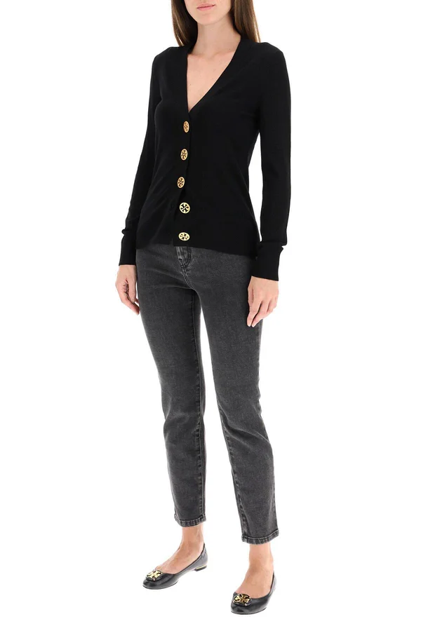Women's Tory Burch Simone Cardigan Black