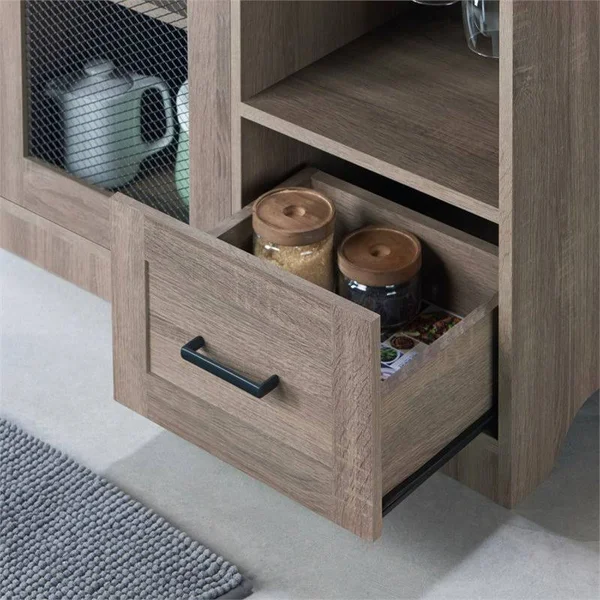 Furniture of America Dalton Transitional Buffet in Chestnut Brown