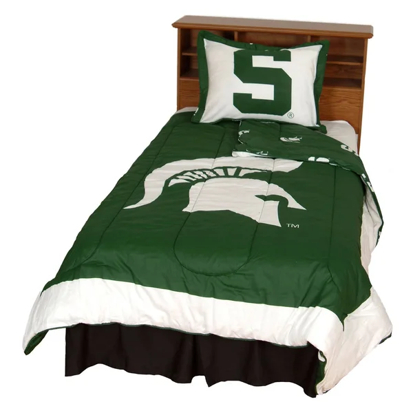 Michigan State Spartans Reversible Comforter Set - Full