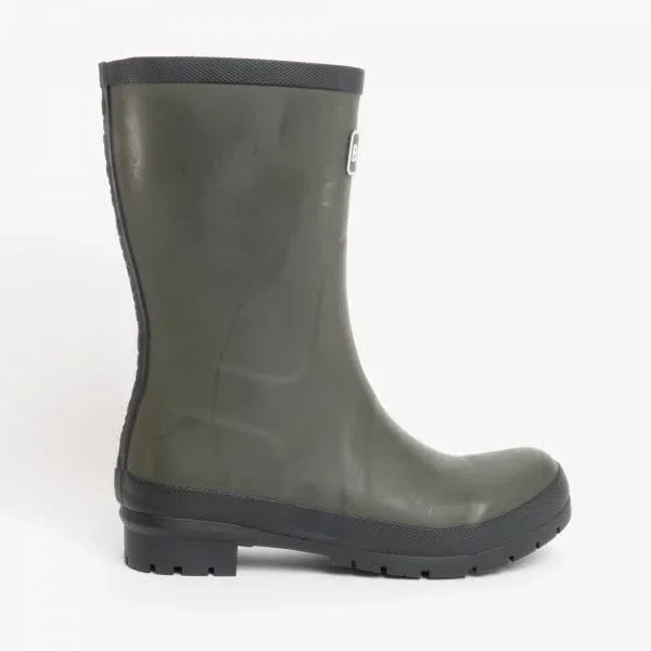 Barbour Women's Banbury Mid-Cut Rain Boots - Olive