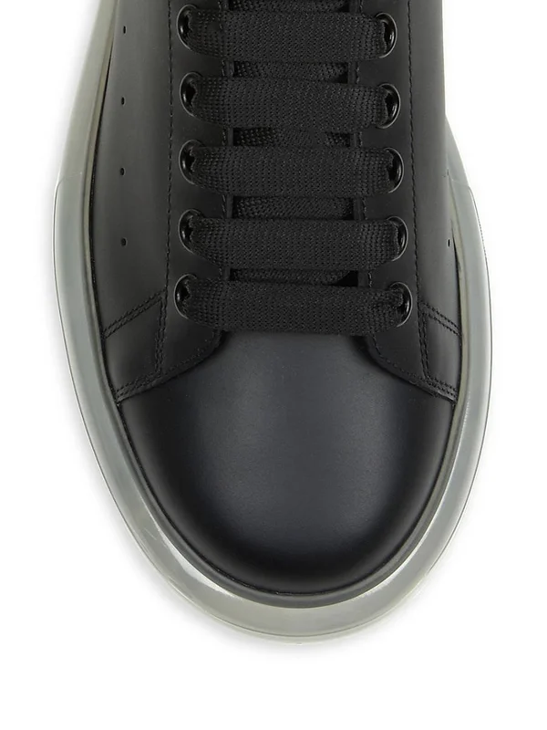Alexander McQueen Men's Oversized Clear-Sole Sneakers, White, Men's, 8D, Sneakers & Trainers Sneakers