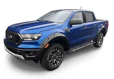 Ranger Bushwacker Pocket Style Fender Flares; Matte Black Ford