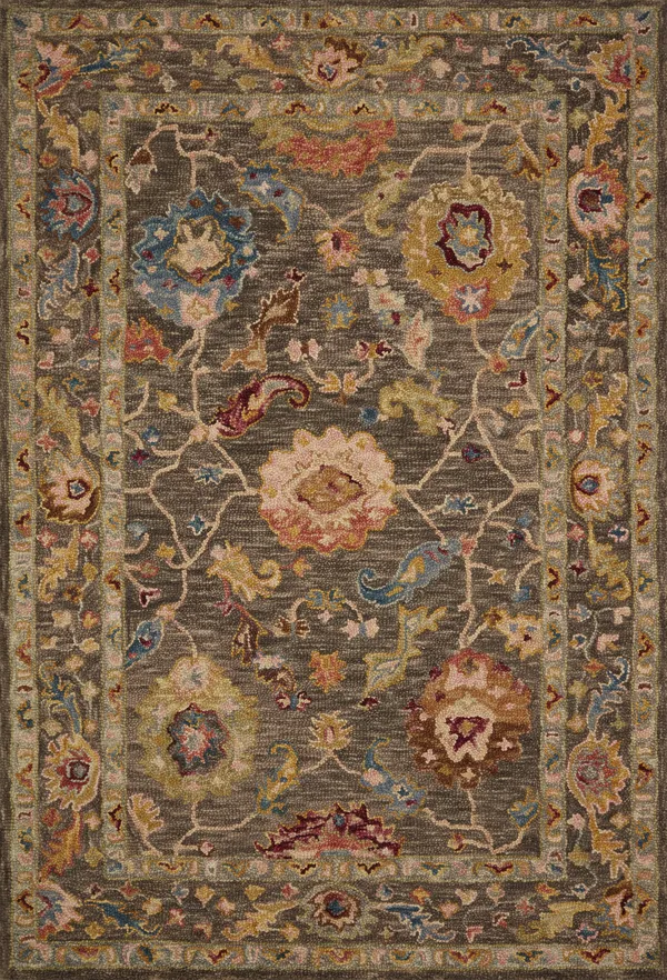 Loloi Padma PMA-01 Charcoal Multi Area Rug Runner 2&0x22 x 5&0x22