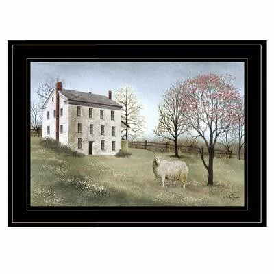 'Spring at White House Farm' by Billy Jacobs - Picture Frame Painting Print on Paper August Grove