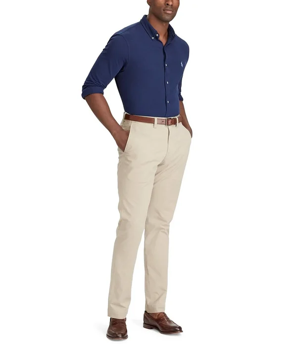 Polo Ralph Lauren Men's Big & Tall Bedford Classic-Fit Stretch Chino Pants - Khaki Tan