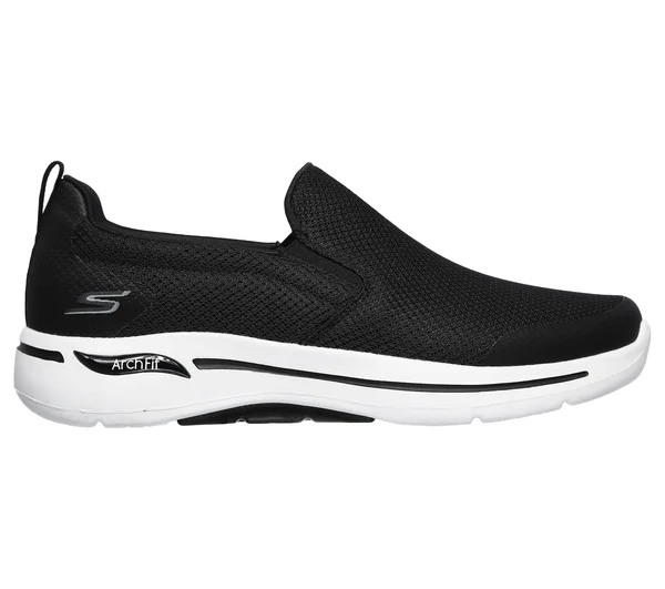Skechers Men's GOwalk Arch Fit - Togpath Slip-On Walking Shoes, Black, 8.0
