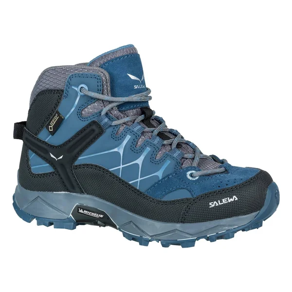 Salewa Jr Alp Trainer Mid GTX - Dark Denim/Charcoal - Hiking Boots 27