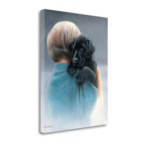 Tangletown Fine Art Sharing by Kevin Daniel, Fine Art Giclee Print on Gallery Wrap Canvas, 20x26x22