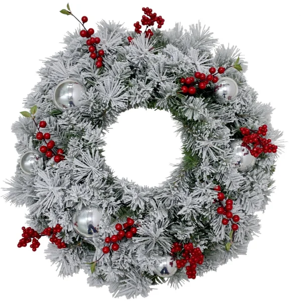 Fraser Hill Farm Tartan Christmas 5-Piece Decorating Kit: Frosted Wreath, Lightly Frosted Tree, Pre-Lit Lantern, Sleigh, and Gif