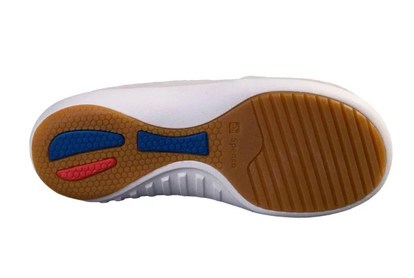 Spenco Orthotic Layered Siesta Mules - NuevoBokeh, Size 7-1/2 Medium, Blue Fog