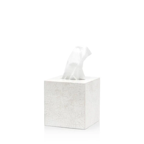Pigeon & Poodle Callas Tissue Box - White