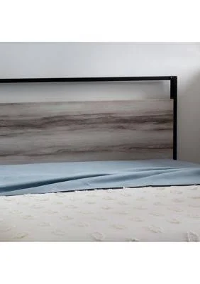 Dream Collection Platform Bed Frame, Full - Gray Brown