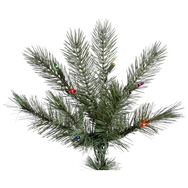 Vickerman Cashmere Pine Artificial Christmas Tree with 250 Multi-Colored LED Lights, 4.5& x 37x22