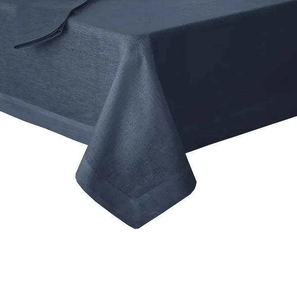 Villeroy & Boch La Classica Linen Fabric Tablecloth 70x22 x 126x22 Oblong, Indigo
