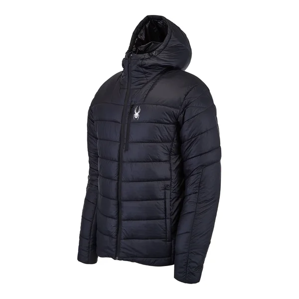 Spyder Glissade Hoodie Insulator Jacket Men's, Ebony, M