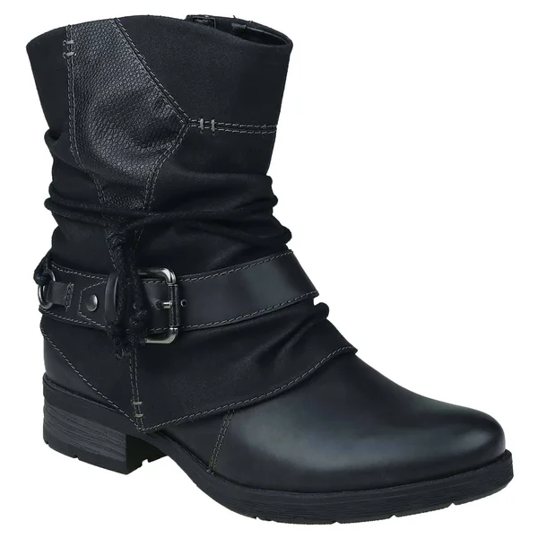 Earth Origins Women's Nikko Boot Black PU 6