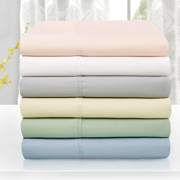 Superior 1000 Thread Count Wrinkle Resistant Soft Tencel Blend Bed Sheet Set - Pink - King