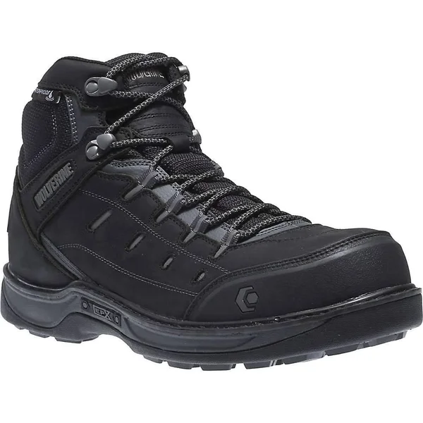 Men's Wolverine Edge LX Work Boot - Grey/Black - Size 7.5
