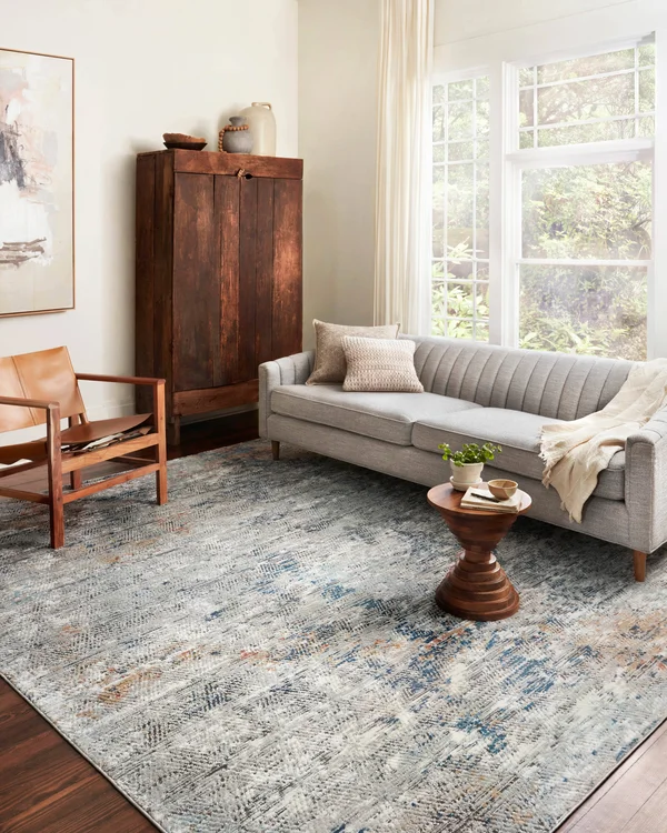 Loloi II Bianca BIA-04 Grey Multi Rug - 2 ft 8 in x 10 ft 6 in