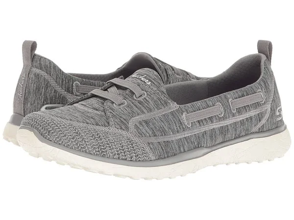 Skechers Women's Microburst Topnotch Walking Slip-On - Size: 9.5 M, Gray