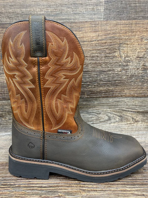 Wolverine Rancher Wellington Steel Toe 10 Men's Rust