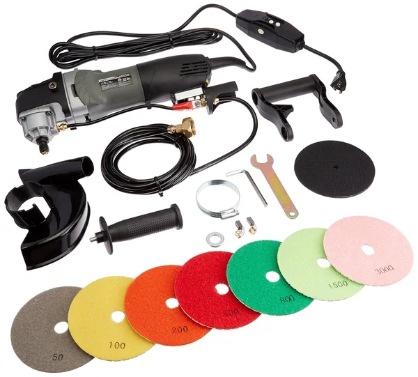 Hardin HWV5GRIN Variable Speed Polisher 5 inch Concrete and Stone Wet