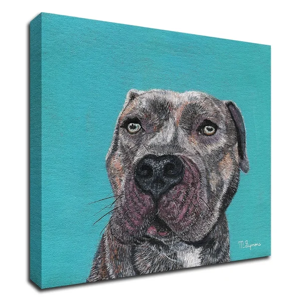 14x22 x 14x22 Good Boy by Melissa Symons Print on Canvas