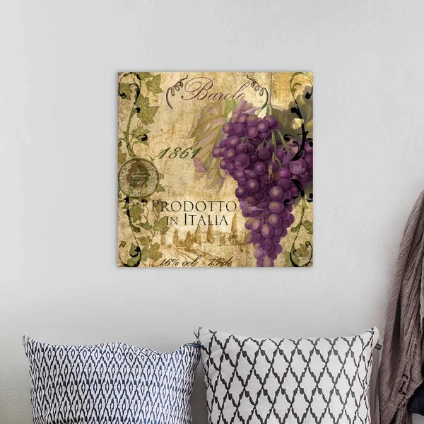 Vino Italiano II, Canvas Wall Art, 20x20, Great Big Canvas