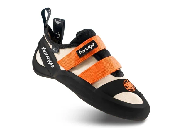 Tenaya RA orange-White, Mens/Womens Climbing Shoes, Size US 9.5 - Color White - Orange